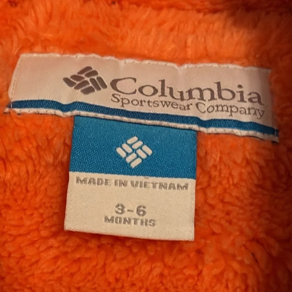 Columbia Multicolor child’s Snowsuit 3-6 mo